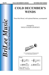 Cold December's Winds Three-Part Mixed choral sheet music cover